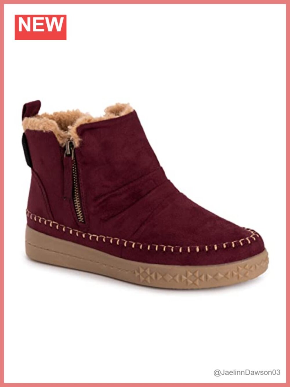 Women's Ankle Booties with Memory Foam Insoles